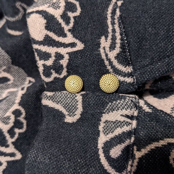 Anthropologie "Sample" One of a Kind/Not Released Black Floral Cut-Out Dress - S - Picture 10 of 11